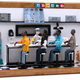 Illustration for article titled Google Kicks Off Black History Month With Greensboro, N.C., Sit-In Doodle by Compton Artist Karen Collins